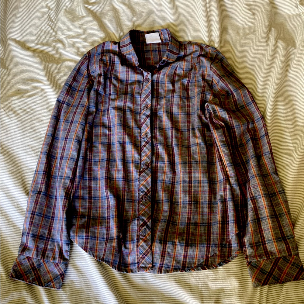 Vintage Special Effects plaid button-down shirt.